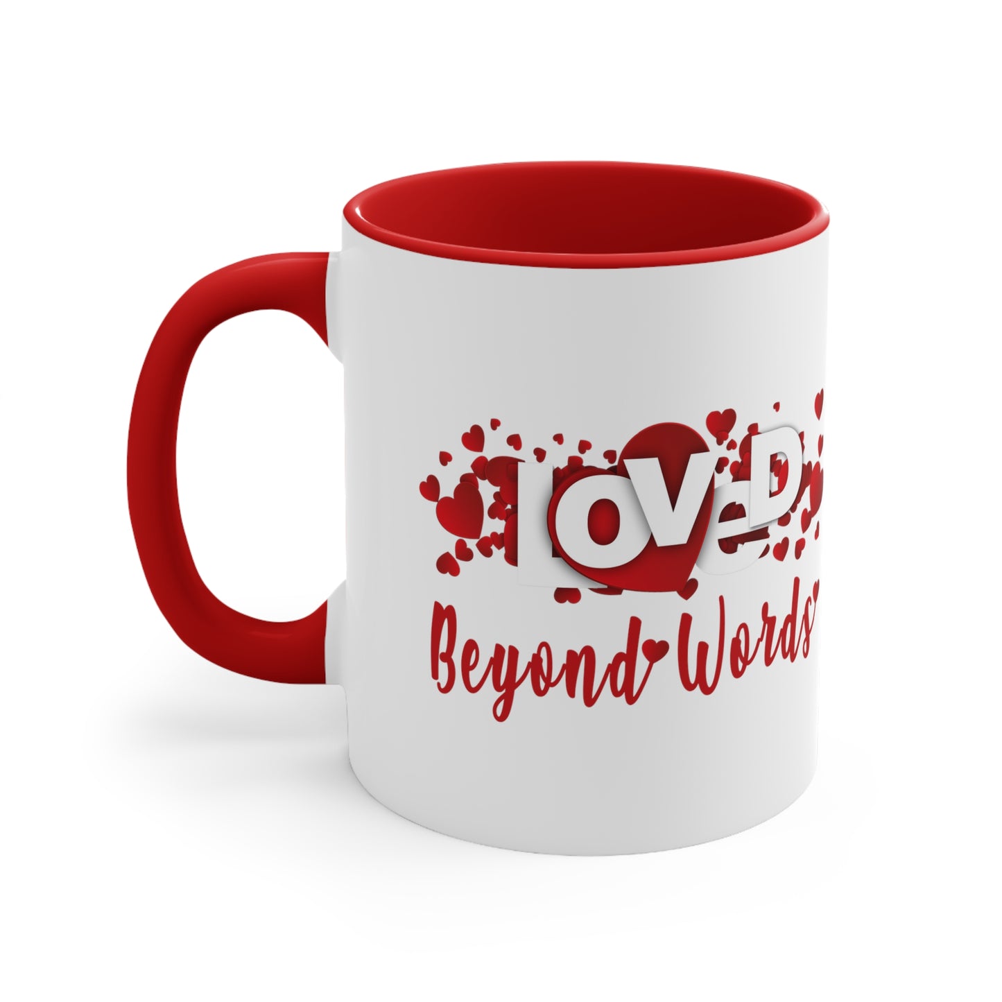 Loved Beyond Words Accent Coffee Mug, 11oz