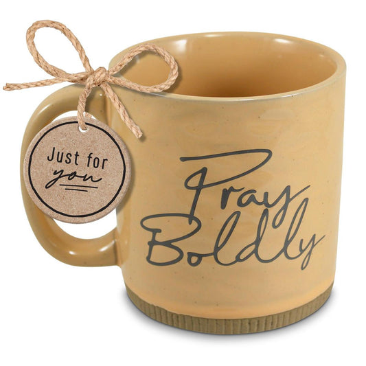 Powerful Words Pray Boldly Yellow 16oz