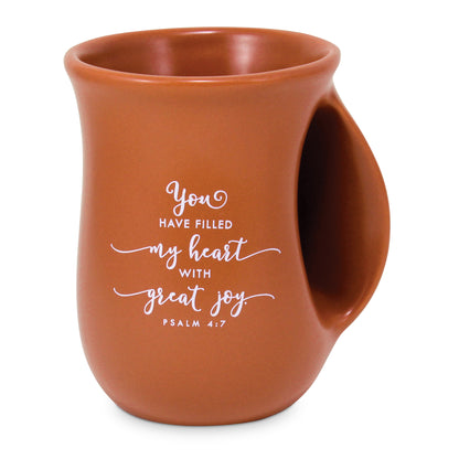 Handwarmer Mug Grateful Orange 18oz