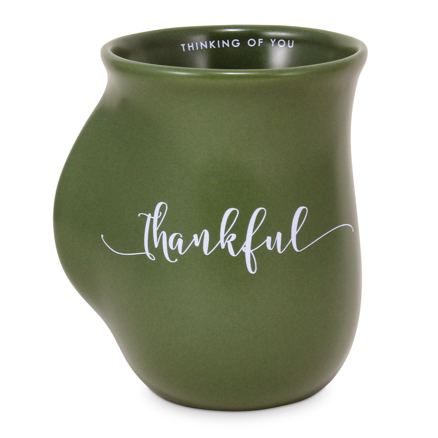 Handwarmer Mug Thankful Green 18oz