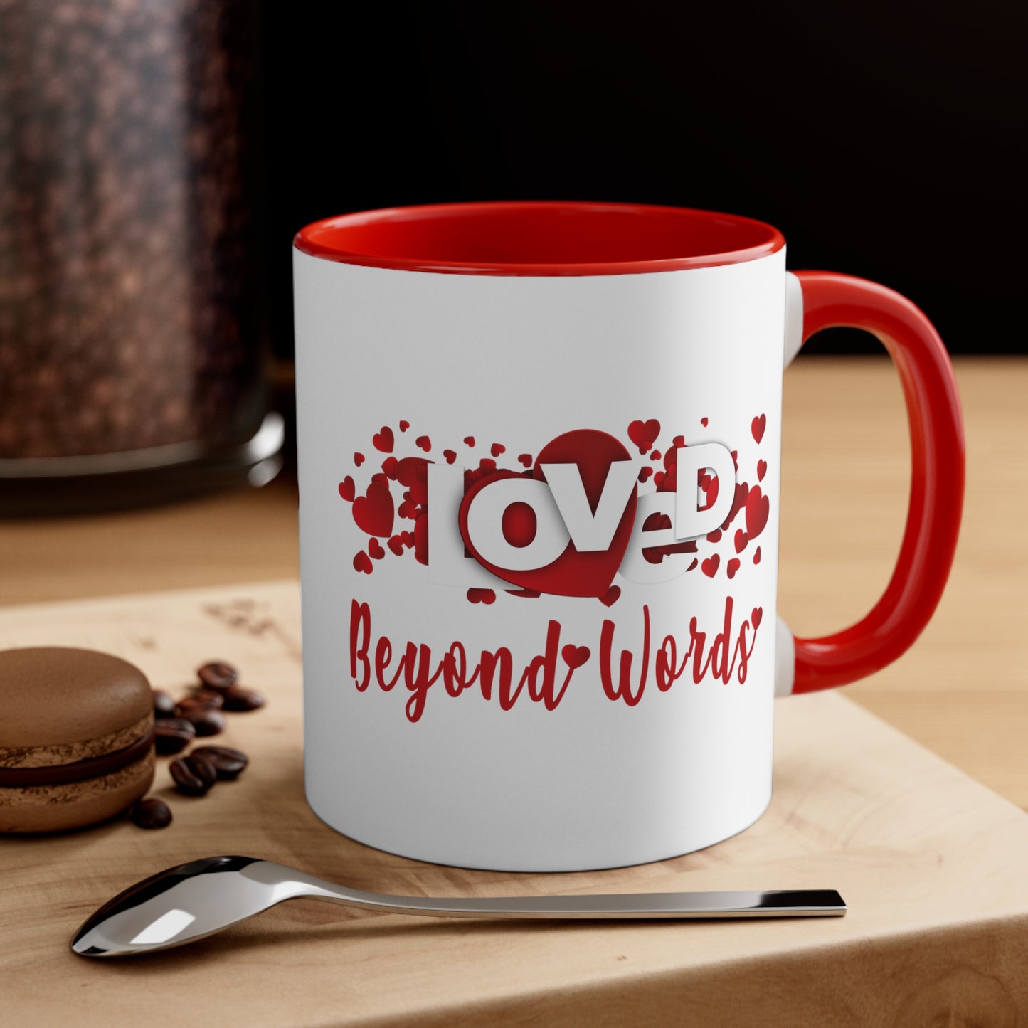 Loved Beyond Words Accent Coffee Mug, 11oz