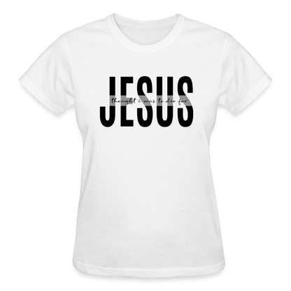 Jesus TDF Ultra Cotton Ladies T-Shirt - white