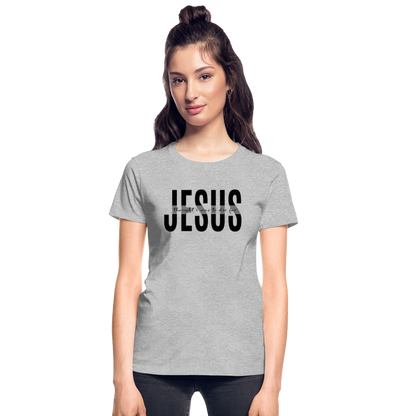 Jesus TDF Ultra Cotton Ladies T-Shirt - heather gray