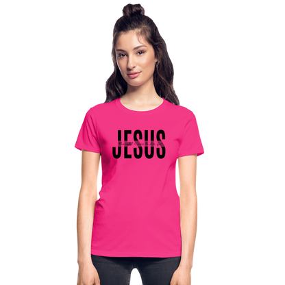 Jesus TDF Ultra Cotton Ladies T-Shirt - fuchsia