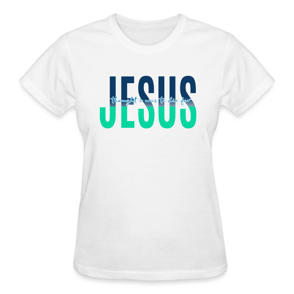 Jesus TDF Ultra Cotton Ladies T-Shirt - white