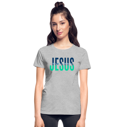 Jesus TDF Ultra Cotton Ladies T-Shirt - heather gray