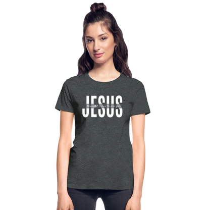 Jesus TDF Ultra Cotton Ladies T-Shirt - deep heather