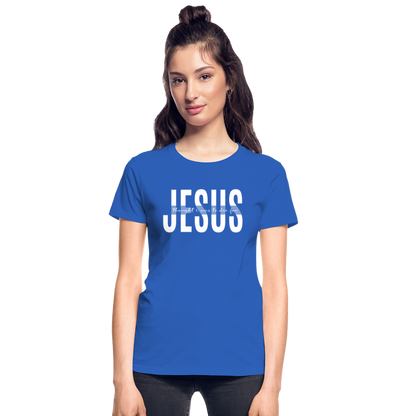 Jesus TDF Ultra Cotton Ladies T-Shirt - royal blue