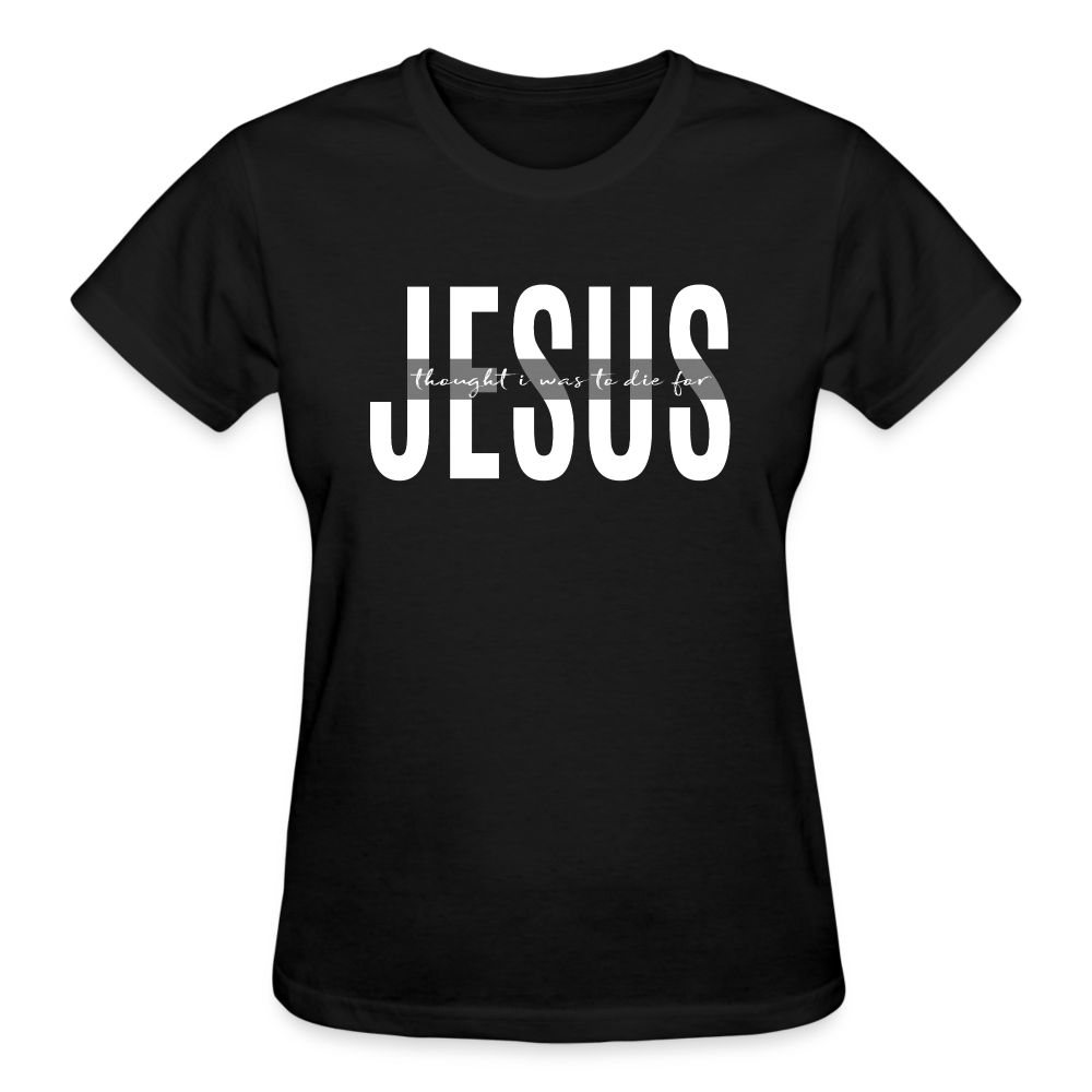 Jesus TDF Ultra Cotton Ladies T-Shirt - black