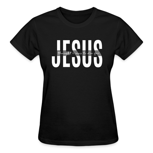 Jesus TDF Ultra Cotton Ladies T-Shirt - black