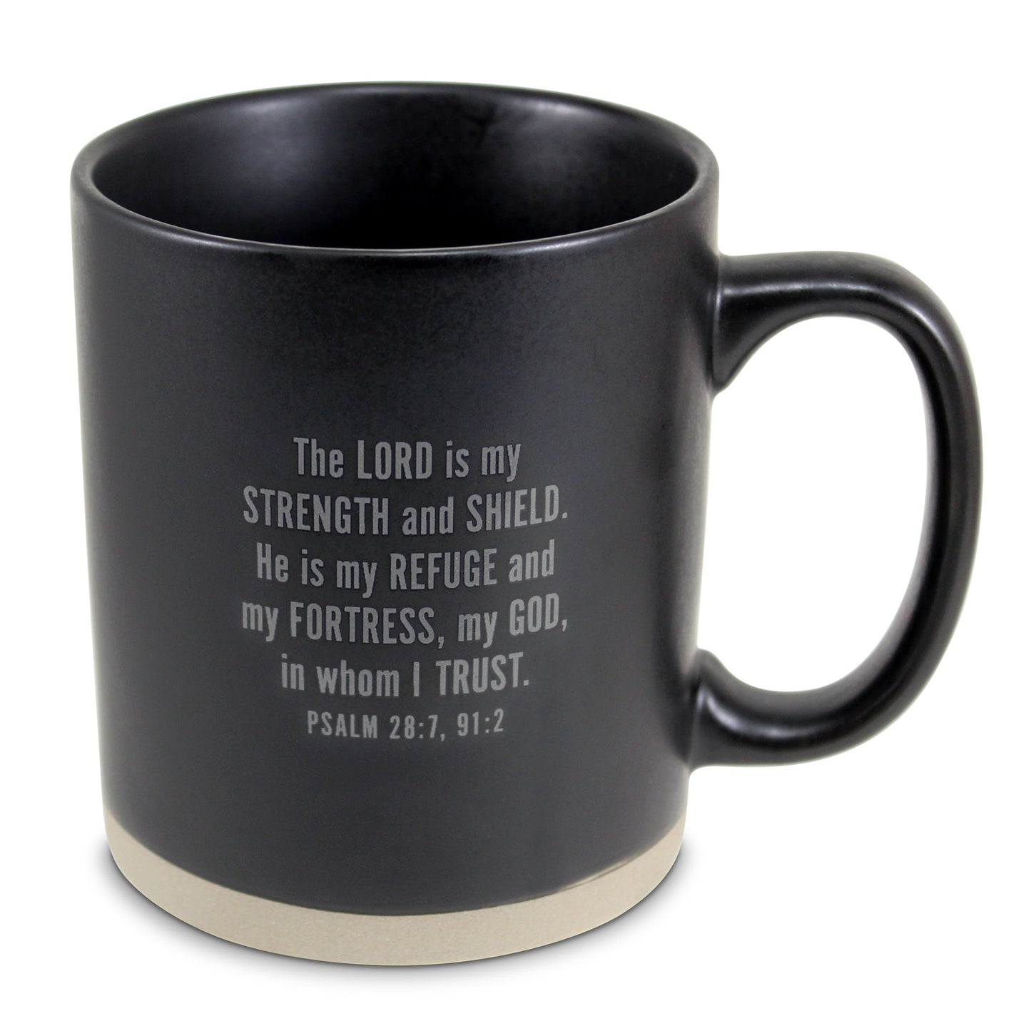 Mug In God We Trust Black 16oz