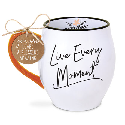 Mug Touch Of Color Live Every Moment 18oz