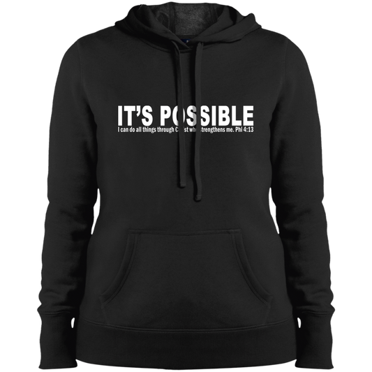 Possible PH413 LST254 Ladies' Pullover Hooded Sweatshirt