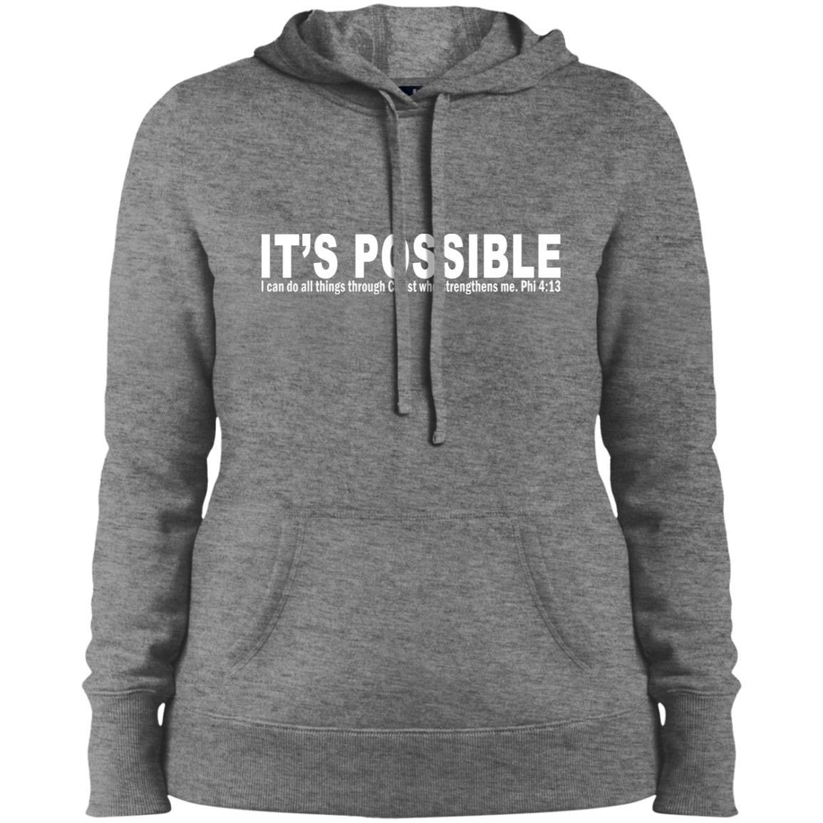 Possible PH413 LST254 Ladies' Pullover Hooded Sweatshirt