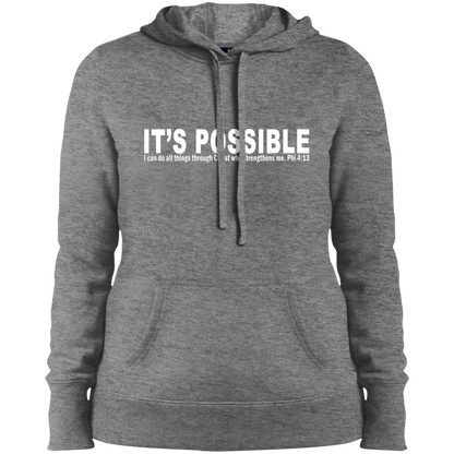 Possible PH413 LST254 Ladies' Pullover Hooded Sweatshirt