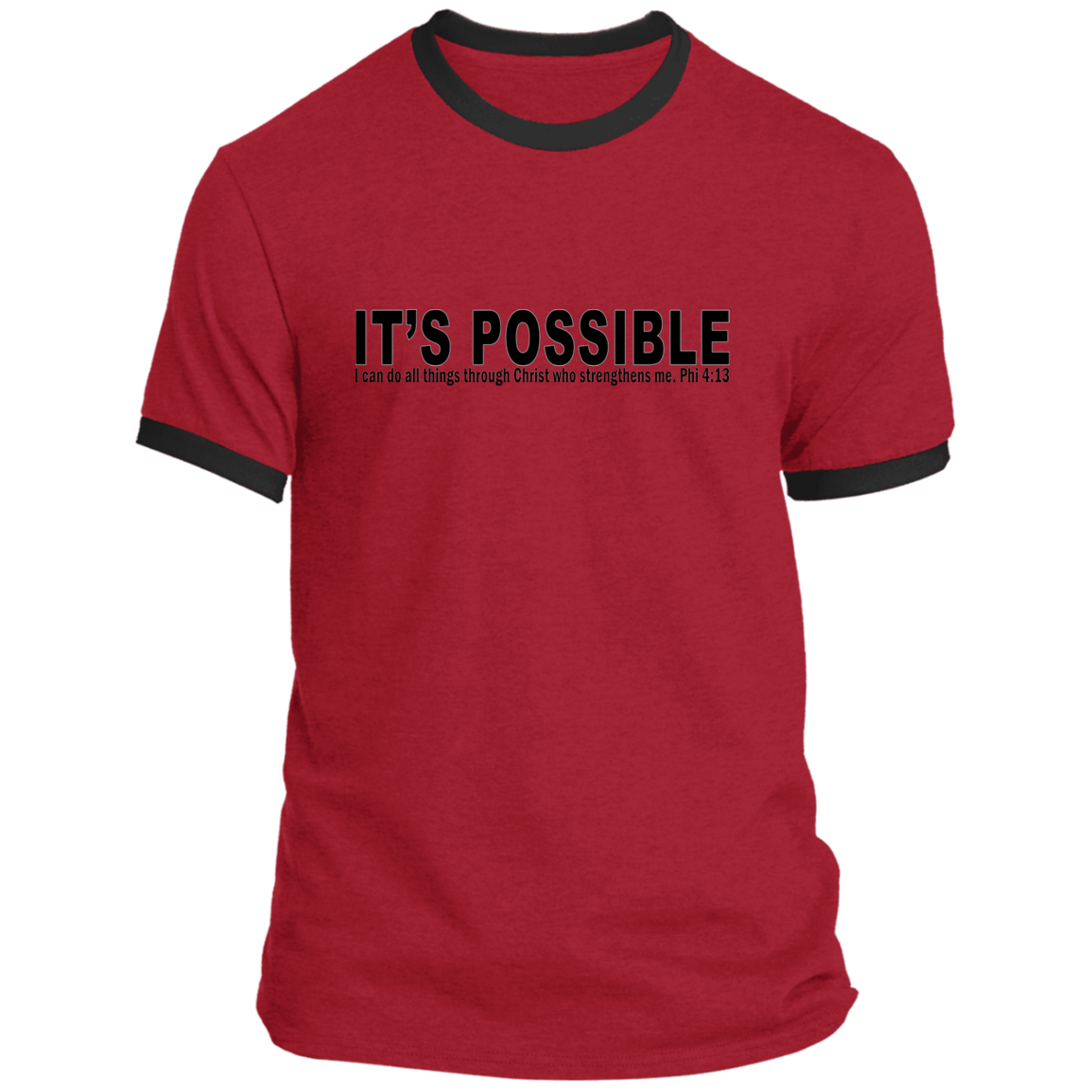 It's Possible Phi 413 PC54R Ringer Tee