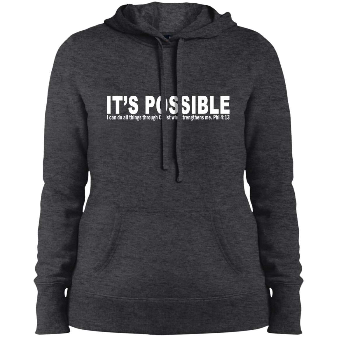 Possible PH413 LST254 Ladies' Pullover Hooded Sweatshirt