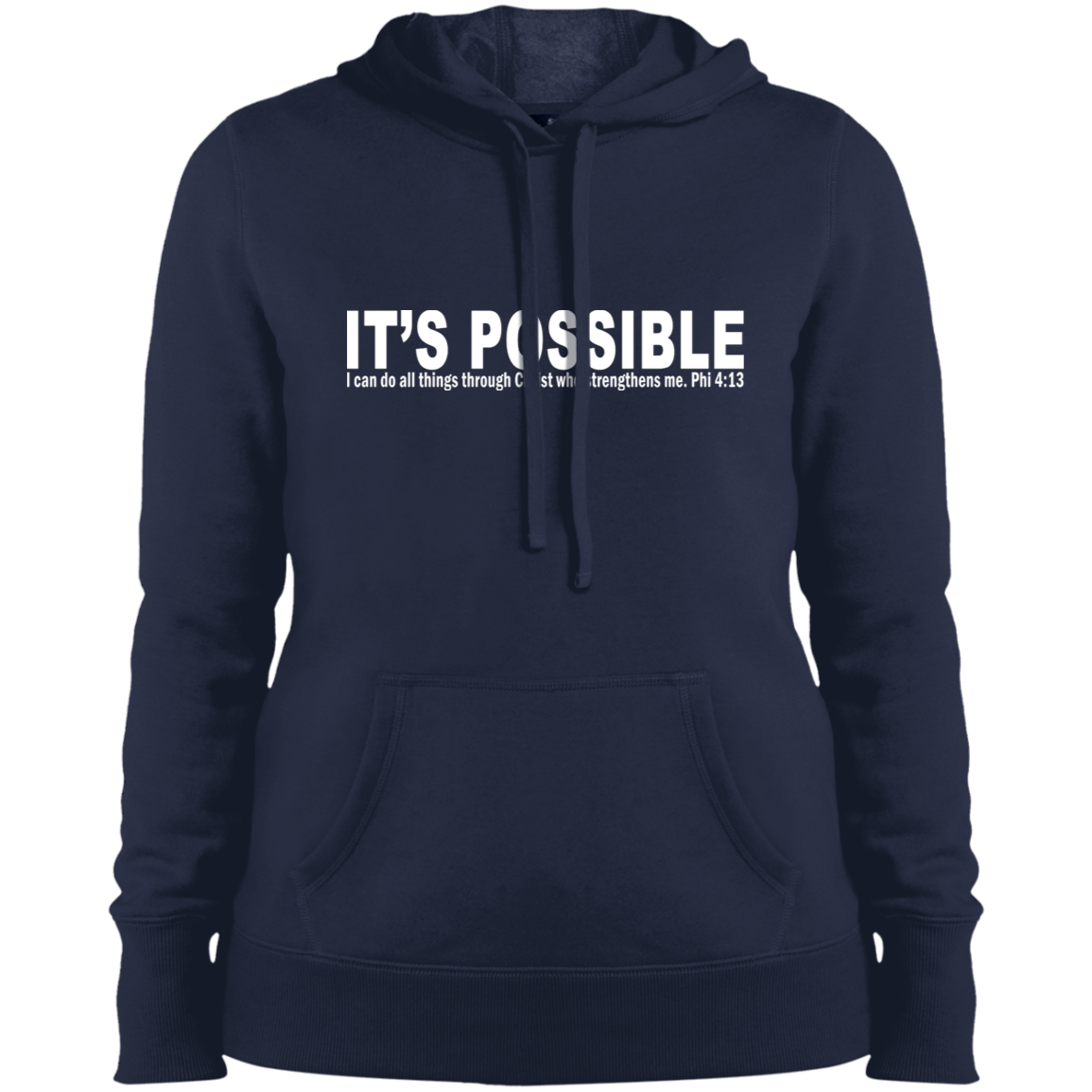 Possible PH413 LST254 Ladies' Pullover Hooded Sweatshirt