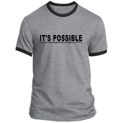 It's Possible Phi 413 PC54R Ringer Tee