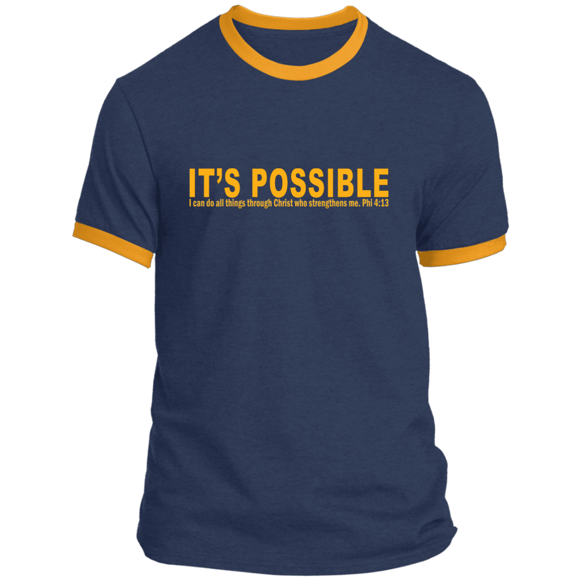 It's Possible Phi 413 PC54R Ringer Tee