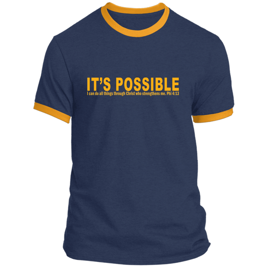 It's Possible Phi 413 PC54R Ringer Tee