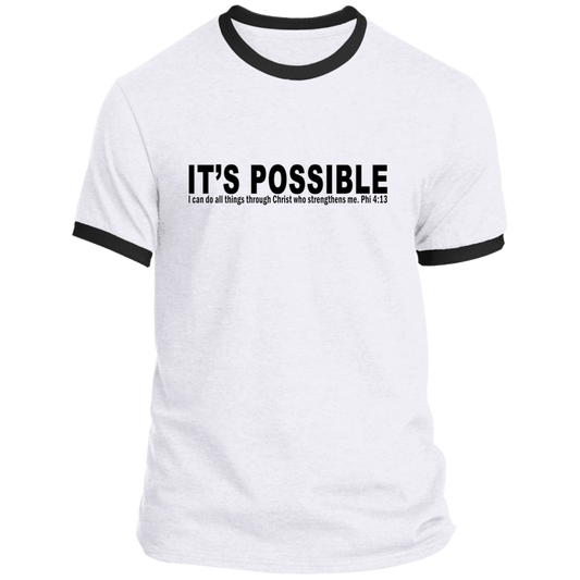 It's Possible Phi 413 PC54R Ringer Tee