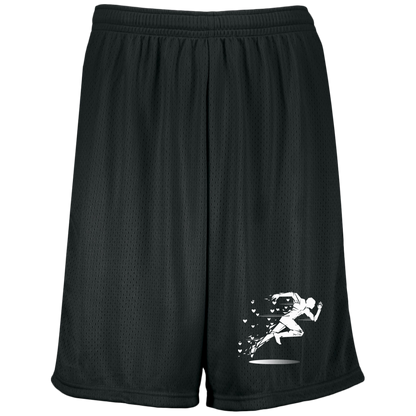 J316 RM-W 1844 Moisture-Wicking 9 inch Inseam Mesh Shorts