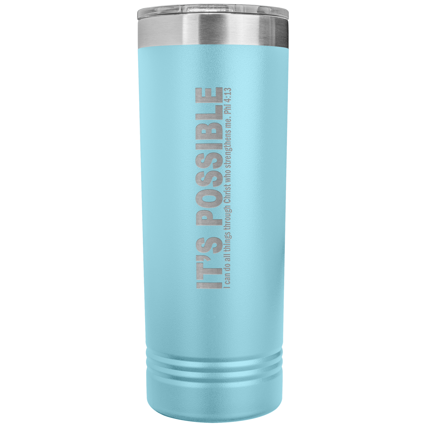 It's Possible Phi413 22oz Skinny Tumbler