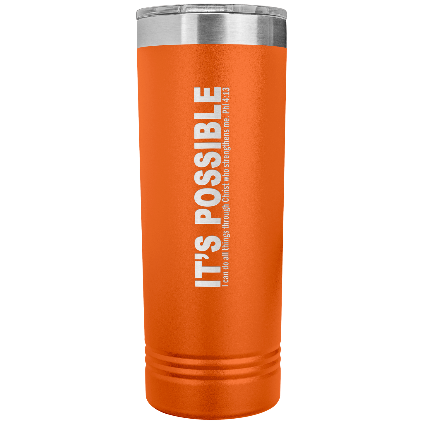 It's Possible Phi413 22oz Skinny Tumbler