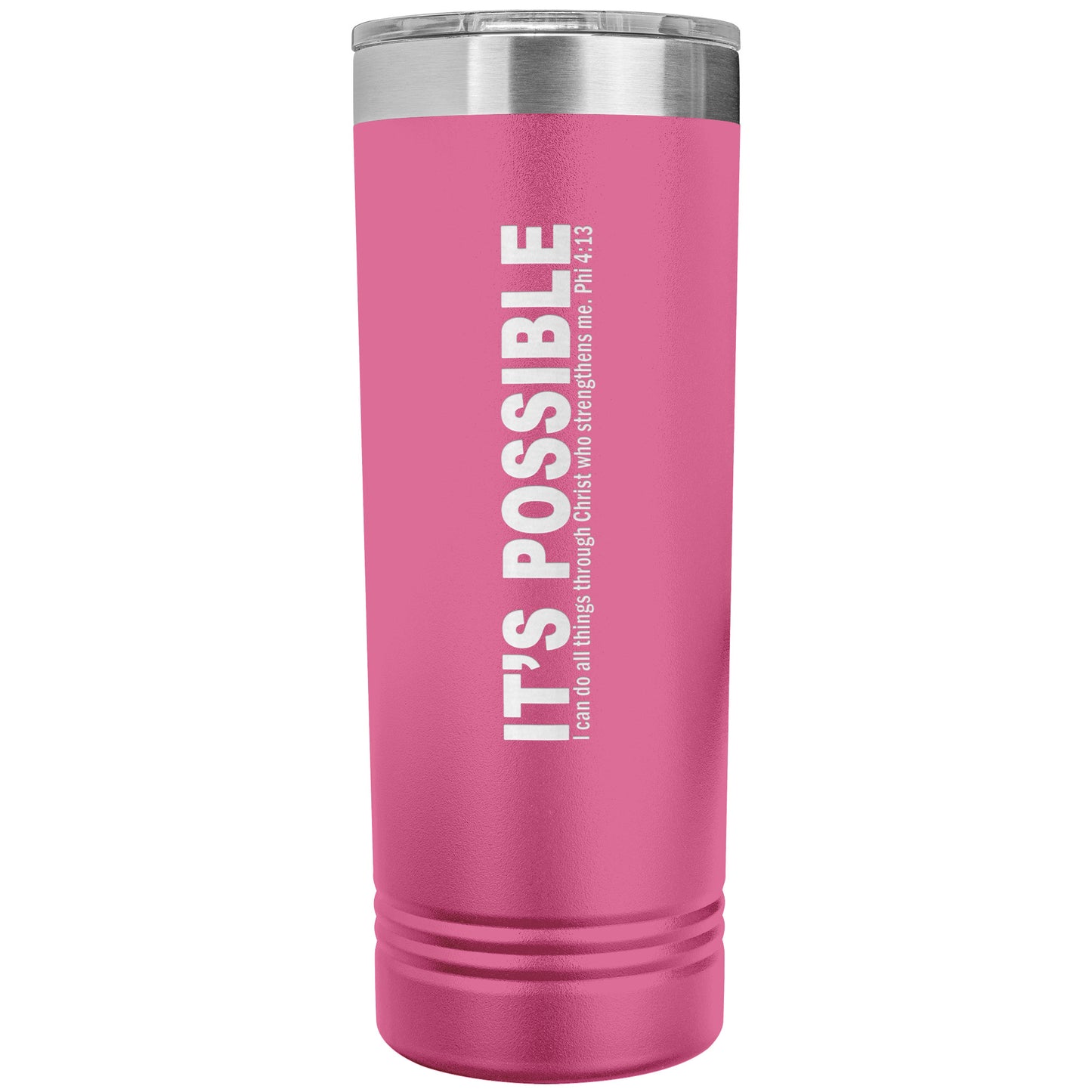 It's Possible Phi413 22oz Skinny Tumbler