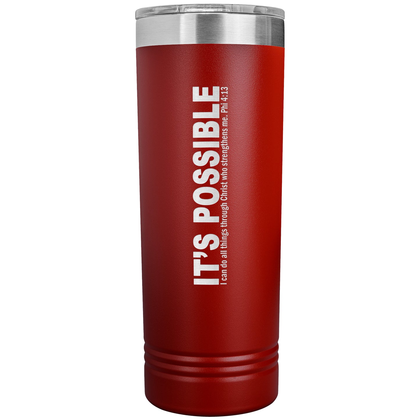 It's Possible Phi413 22oz Skinny Tumbler