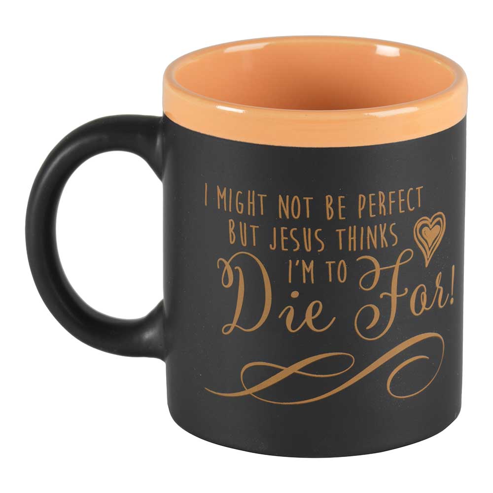 Jesus Thinks Chalkboard Stoneware Mug 11oz