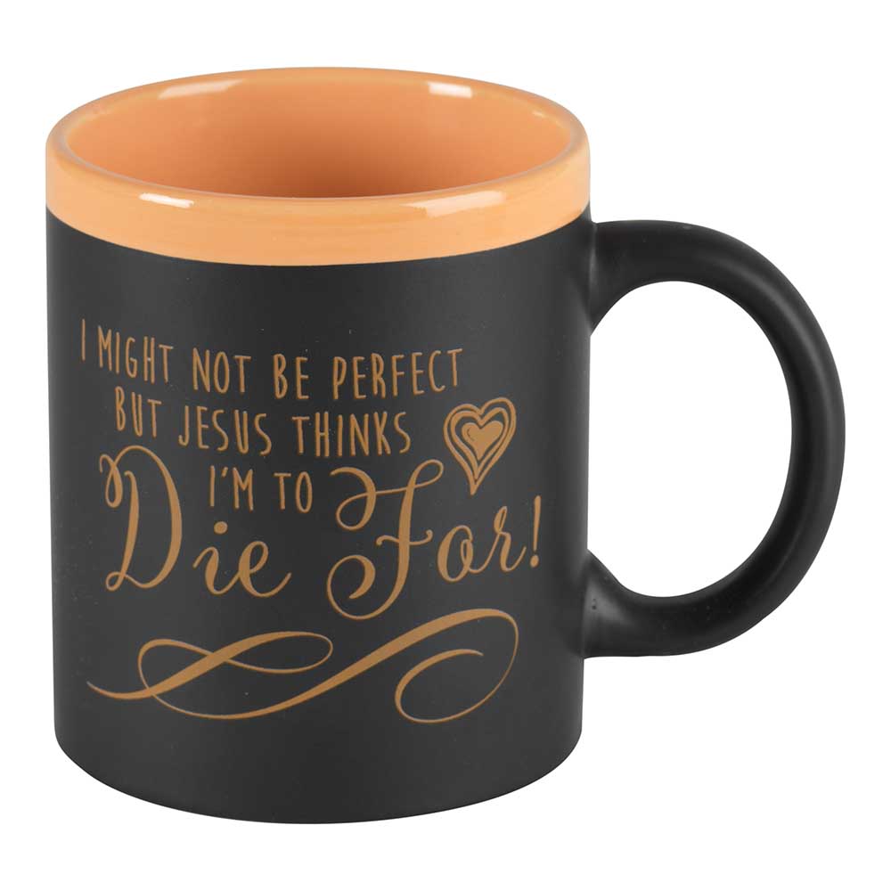 Jesus Thinks Chalkboard Stoneware Mug 11oz