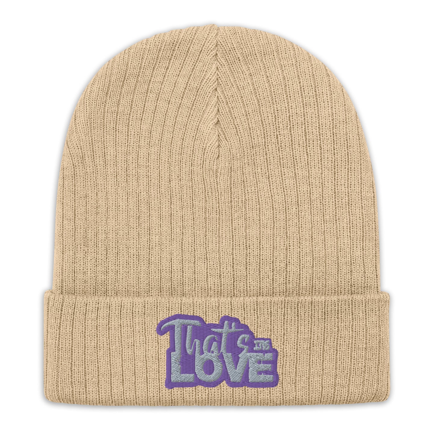 That's Love Ribbed knit beanie