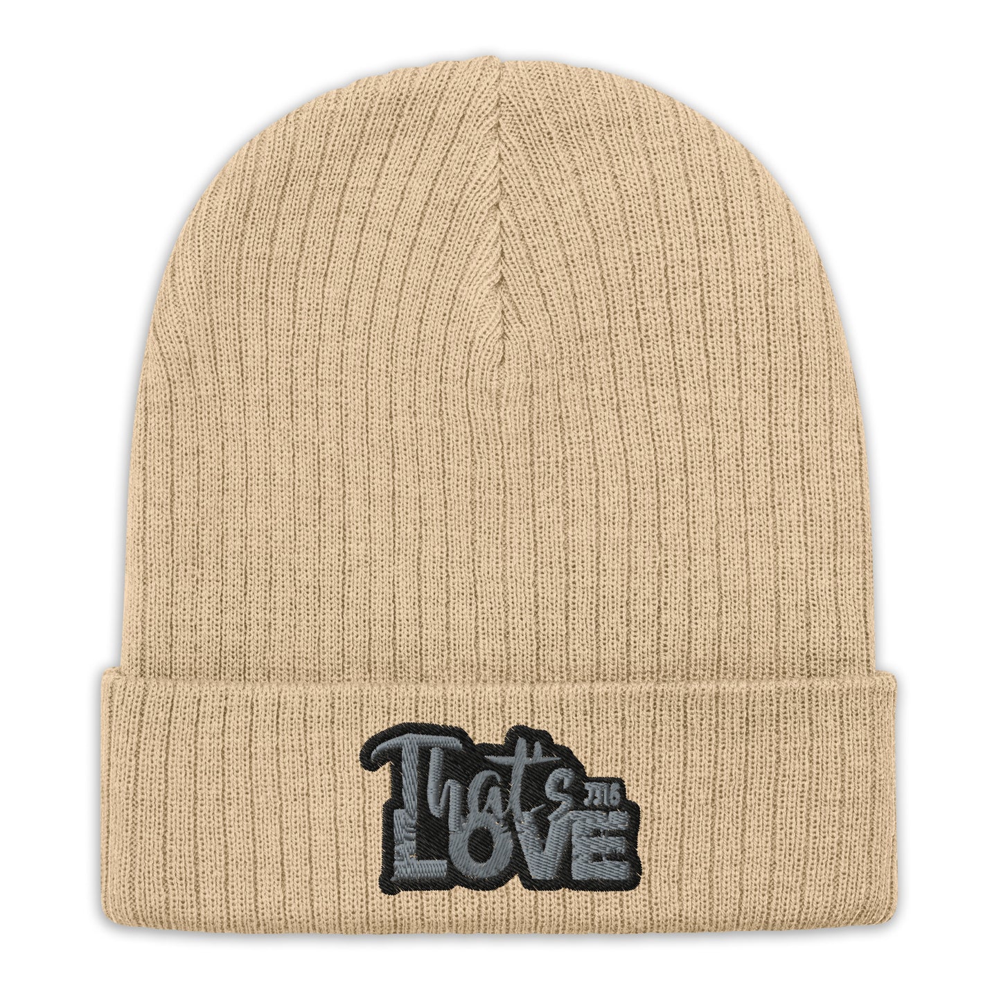 That's Love Ribbed knit beanie