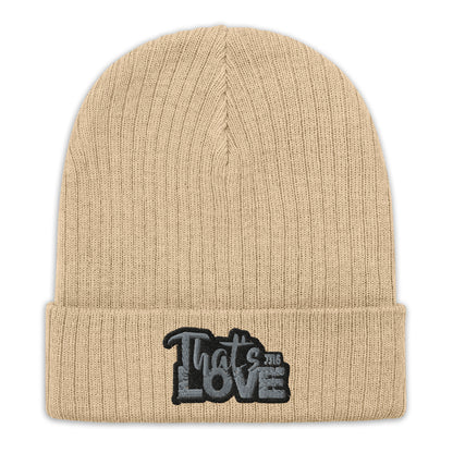 That's Love Ribbed knit beanie