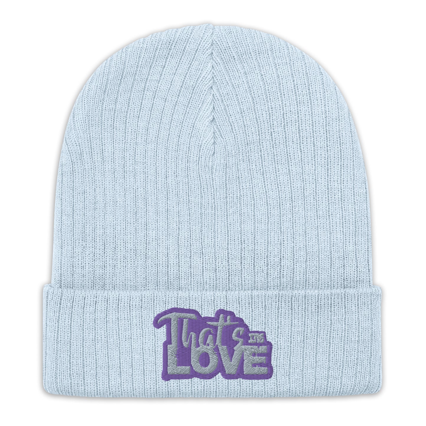 That's Love Ribbed knit beanie