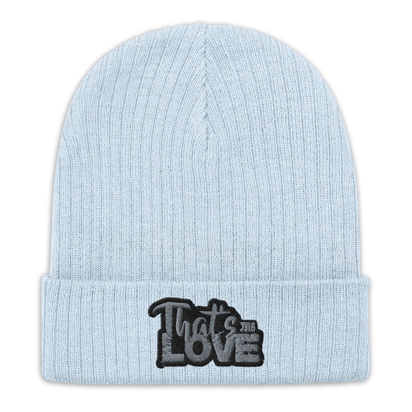 That's Love Ribbed knit beanie