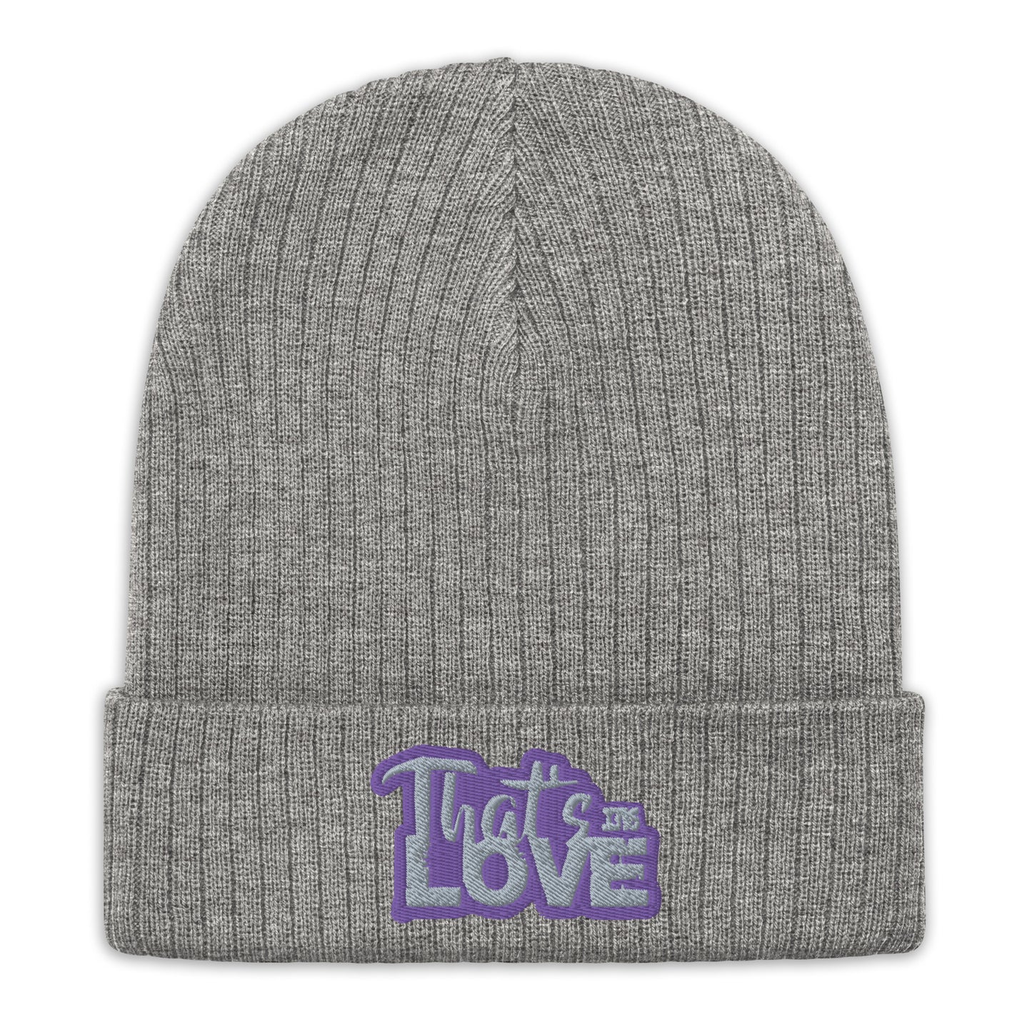 That's Love Ribbed knit beanie