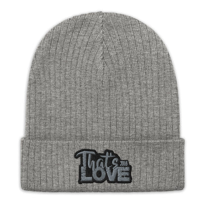 That's Love Ribbed knit beanie