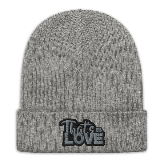 That's Love Ribbed knit beanie