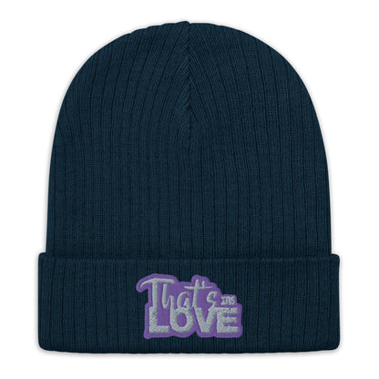 That's Love Ribbed knit beanie