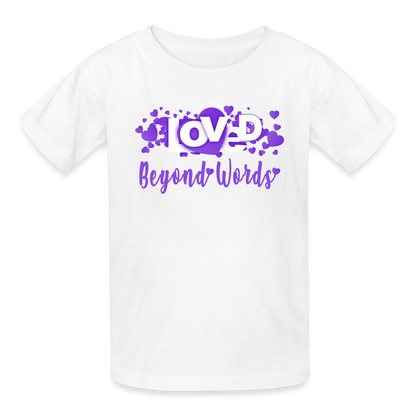 Loved BW Ultra Cotton Youth T-Shirt - white