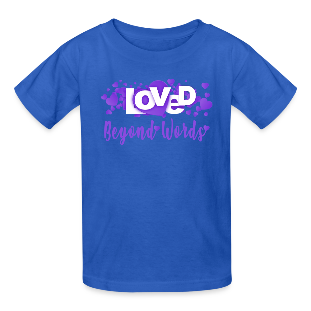 Loved BW Ultra Cotton Youth T-Shirt - royal blue