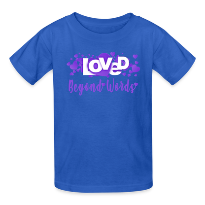 Loved BW Ultra Cotton Youth T-Shirt - royal blue