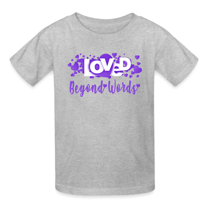 Loved BW Ultra Cotton Youth T-Shirt - heather gray