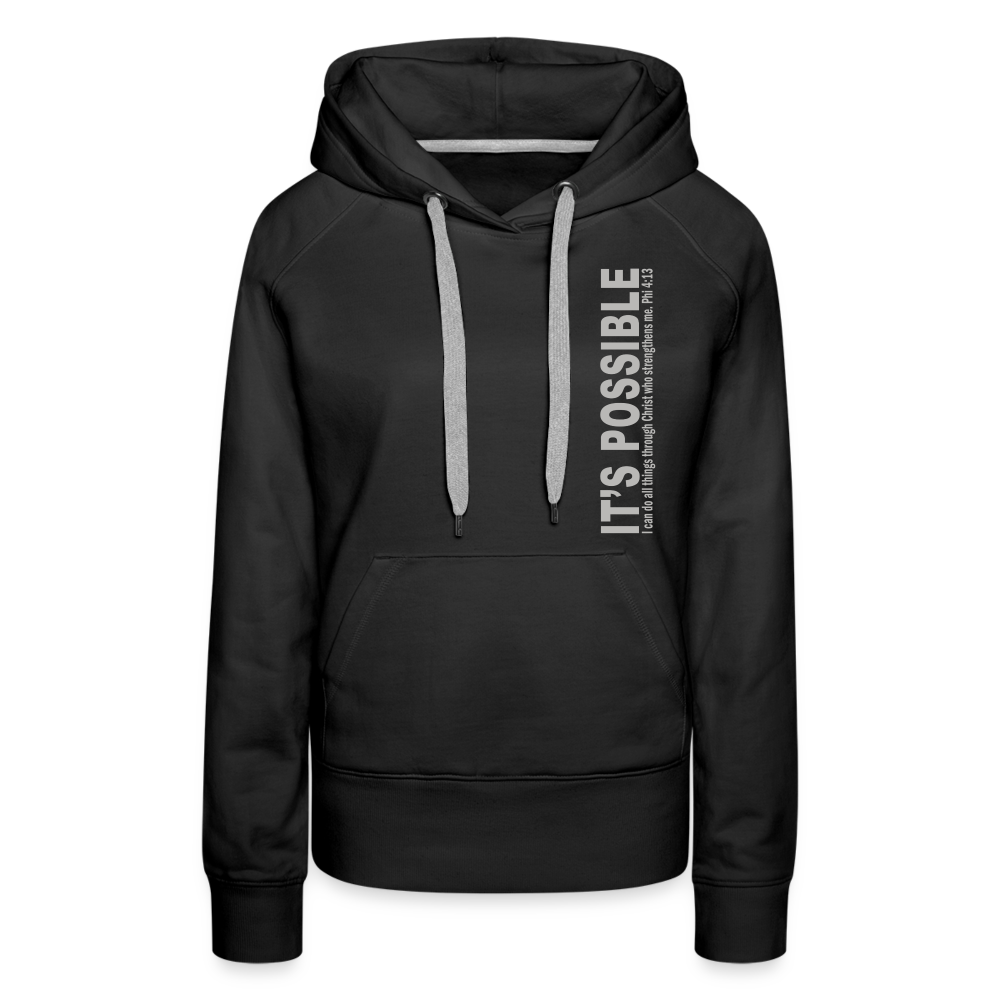 It's Possible Phi413Women’s Premium Hoodie - black