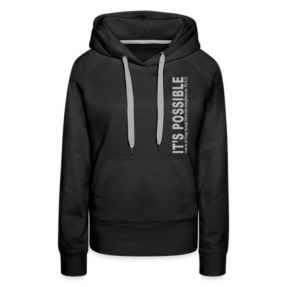 It's Possible Phi413Women’s Premium Hoodie - black