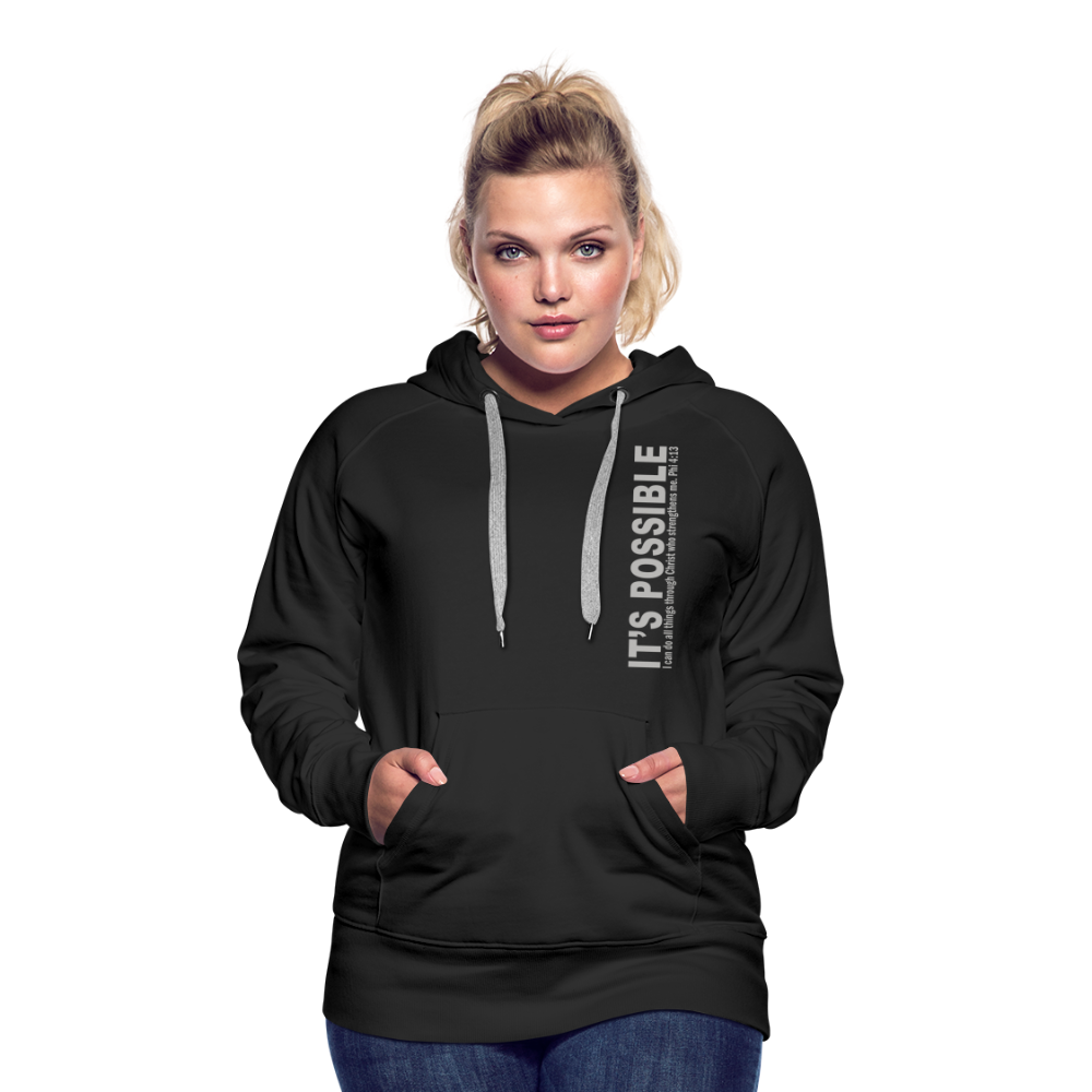 It's Possible Phi413Women’s Premium Hoodie - black