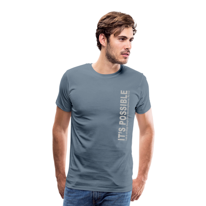 Men's Premium T-Shirt - steel blue